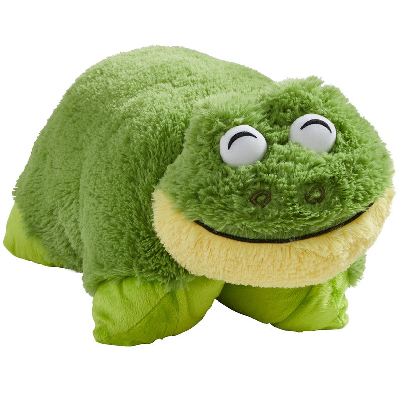 Pillow Pets Friendly Frog 18"" Stuffed Animal Plush Toy, Green - Image 1